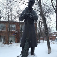 Photo taken at Памятник Дворнику by Лена on 2/2/2013