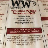 Снимок сделан в Whistling Willie&amp;#39;s American Grill пользователем Andrew L. 6/9/2018