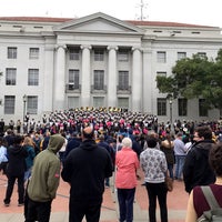 Photo taken at Sproul Plaza by Sean R. on 10/30/2021
