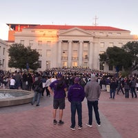 Photo taken at Sproul Plaza by Sean R. on 10/23/2022
