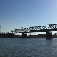 Photo taken at Железнодорожный мост by Slava S. on 6/17/2017