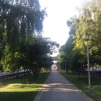 Photo taken at Аллея на Красном проспекте by Slava S. on 6/13/2016