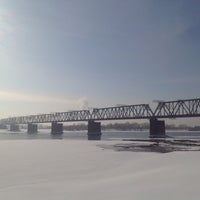 Photo taken at Железнодорожный мост by Slava S. on 3/6/2017