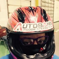 Photo taken at Autobahn Indoor Speedway &amp;amp; Events by Dreamie E. on 3/14/2015