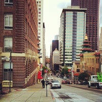 Photo taken at Cable Car Stop - California &amp;amp; Grant by goinzane on 11/1/2012