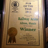 Снимок сделан в The Railway Arms (Triple FFF) пользователем John F. 12/20/2012