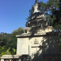 Photo taken at Wat Phnom by Stephanie T. on 1/1/2016