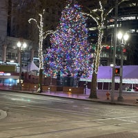 Photo taken at Pioneer Courthouse Square by Jim W. on 12/14/2023
