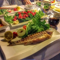 Photo taken at KoyuMavi Balık Restaurant by Ufuk on 9/3/2014