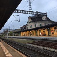 Photo taken at Bahnhof Gossau SG by Penny_bt90 E. on 4/22/2017