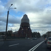 Photo taken at Гутуевский мост by Мария М. on 10/8/2016