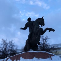 Photo taken at Памятник Евпатию Коловрату by Мария М. on 1/16/2019
