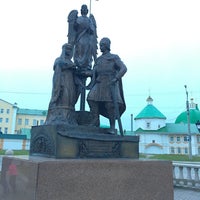 Photo taken at Памятник Святым Петру и Февронии Муромским by Мария М. on 5/31/2017
