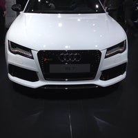 Photo taken at Audi stand #BMS2014 by Xavier E. on 1/17/2014