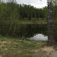Photo taken at Большой (Нижний) пруд на Гвоздянке by Daria on 5/7/2017
