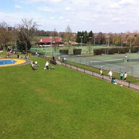 Photo taken at Wimbledon Park Tennis Courts by Safa A. on 4/21/2013