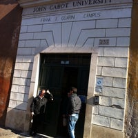 Photo taken at John Cabot University - Guarini Campus by Valerio B. on 10/30/2014