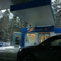 Photo taken at Газпромнефть АЗС № 114 by 🔞 on 11/1/2016