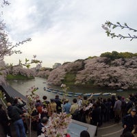 Photo taken at Chidorigafuchi Ryokudo by Massara Nati …. on 4/6/2016