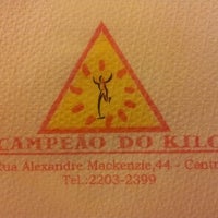 Photo taken at Campeão do Kilo by Cristiano F. on 10/28/2011
