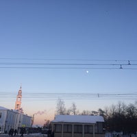 Photo taken at Остановка &amp;quot;Парк Культуры&amp;quot; by February S. on 2/8/2017