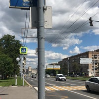 Photo taken at Остановка «Улица Академика Зелинского» by Olga O. on 6/28/2017