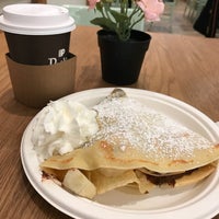 Photo taken at The Crepe Cafe by Nathaly A. on 4/4/2018