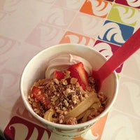 Photo taken at Yumz Gourmet Frozen Yogurt by Bridgette on 12/29/2012