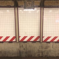 Photo taken at MTA Subway - 57th St/7th Ave (N/Q/R/W) by Luke C. on 10/3/2023