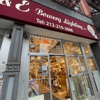 A E Bowery Lighting Lower East Side New York NY
