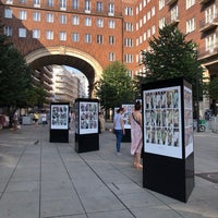 Photo taken at Madách Imre tér by Ceren T. on 7/20/2021