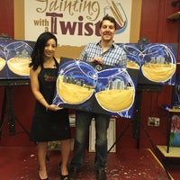 Photo taken at Paint And Wine Studio by Brian G. on 9/27/2015