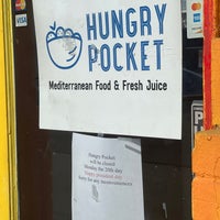 Photo taken at Hungry Pocket Falafel House by Victoria M. on 2/21/2023