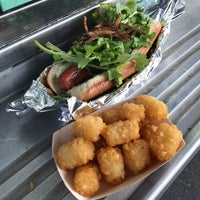 Photo taken at Dogtown Dogs Truck by Victoria M. on 5/17/2017