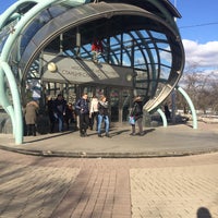Photo taken at metro Slavyansky Bulvar by Padona4еk on 3/14/2016