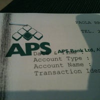 Aps Bank Paola Branch Paola Paola