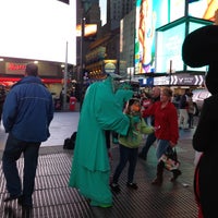 Photo taken at Red Stairs Times Square by Kate A. on 4/16/2013