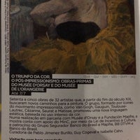 Photo taken at O Triunfo da Cor. O Pós-Impressionismo: Obras-Primas do Musée D&amp;#39;Orsay e do Musée de L&amp;#39;Orangerie by Marcelo P. on 6/24/2016