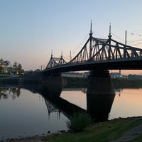 Photo taken at Староволжский мост by Юлия M. on 10/4/2021