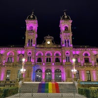 Photo taken at Ayuntamiento de San Sebastián / Donostiako Udala by Peteris E. on 6/25/2021