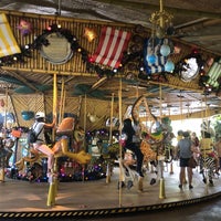 Photo taken at King Julien&amp;#39;s Beach Party-Go-Round by D C. on 3/21/2020