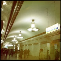 Photo taken at metro Kurskaya, line 5 by Гуд В. on 4/16/2013