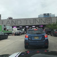 Photo taken at Holland Tunnel Toll Plaza by Tara D. on 5/16/2018