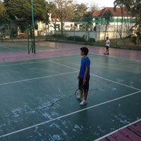 Photo taken at Chaiyapruek Tennis Court by Choterat T. on 1/6/2013