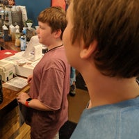 Photo taken at Red Bicycle Coffee &amp;amp; Crepes by Ben G. on 7/16/2019
