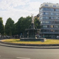 Photo taken at Place Rouppeplein by PH . on 7/13/2018