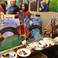 Photo taken at Sipping N&amp;#39; Painting by Sarah B. on 8/17/2013