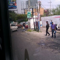 Photo taken at Ruta Santa Fe - Metro Tacubaya by Yair S. on 9/21/2012