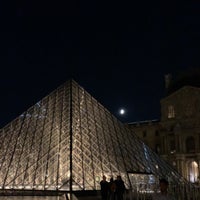 Photo taken at Louvre Pyramid by 🌬 on 9/29/2023