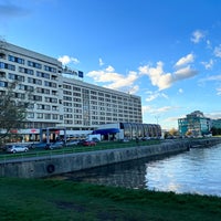Photo taken at Radisson Blu Daugava Hotel by Akhil G. on 10/18/2022
